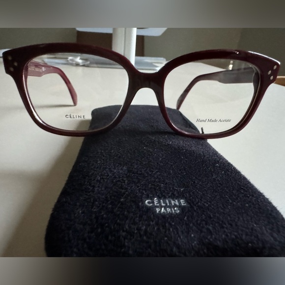 Celine Accessories - NEW Celine eyeglass frames CL41322 Burgundy